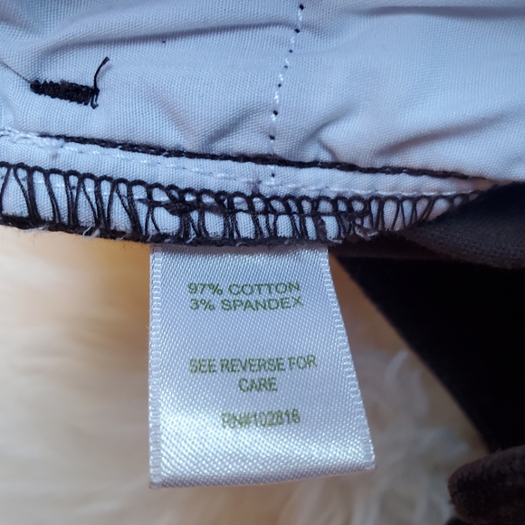 Bundle Of 2 Garnet Hill Slim Velvet Pants  8P - Picture 7 of 7